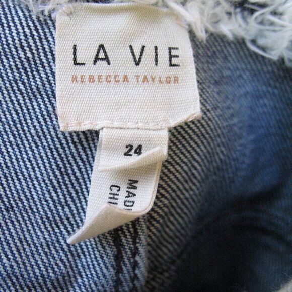 Rebecca Taylor High Rise Wide Leg Jeans - Picture 10 of 11